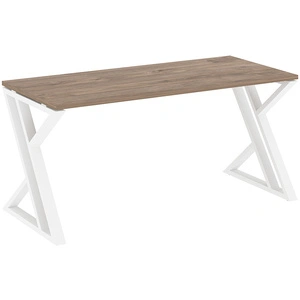Стол письменный RIVA VR.L-SRZ-4.7 White, тиквуд темный