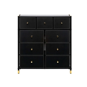 Комод Leset Хайди Black ( 9 ящиков)