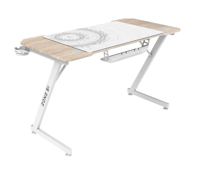 Геймерский стол Zone 51 Trine 120 Wood/White