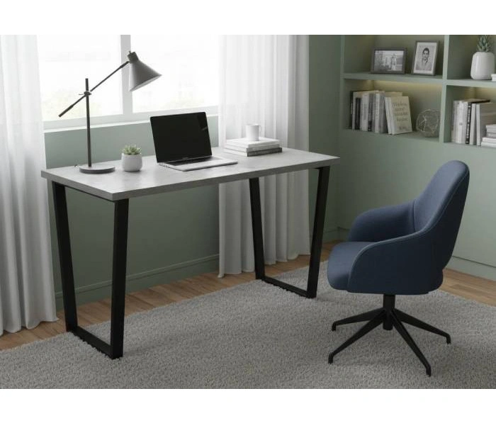 Стол письменный KingStyle Bord Black, бетон спаркс