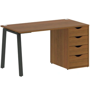 Стол Riva Home Office VR.SP-3-138.4.A  Anthracite, орех гварнери