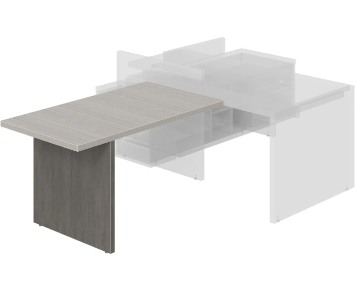 Стол приставной Wood&Stone СФ-533101, Бетон чикаго  темный