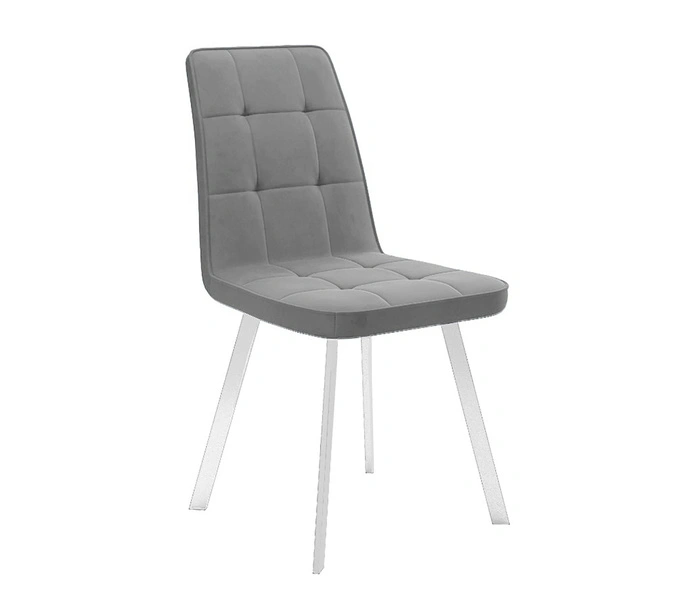 DikLine 207 White (велюр В), B22 серый