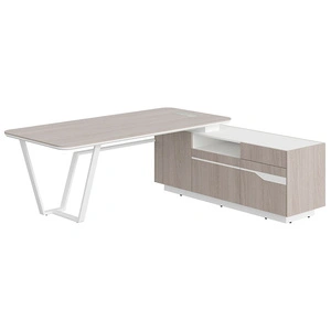 Стол руководителя Line СФ-571201.1 White, дуб серый