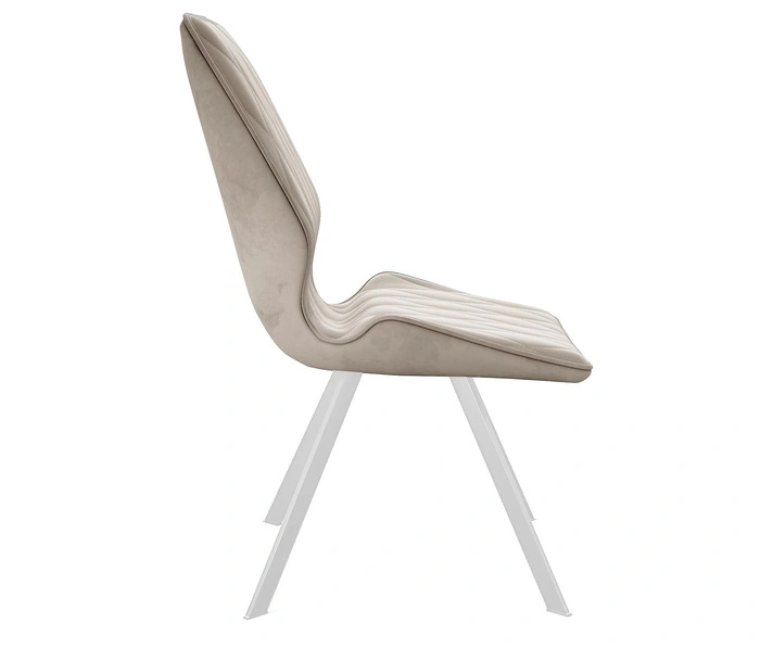 DikLine 243 White (микровелюр В), В03 бежевый