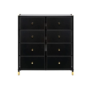 Комод Leset Хайди Black ( 8 ящиков)