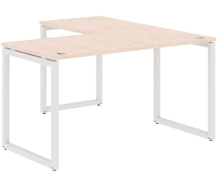 Стол угловой Xten-Q XQCT 1415 White (L), бук тиара