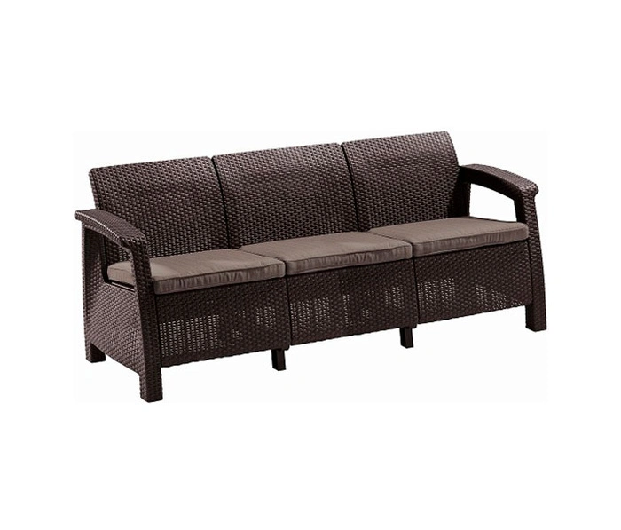 Keter Corfu Max Love Seat, коричневый