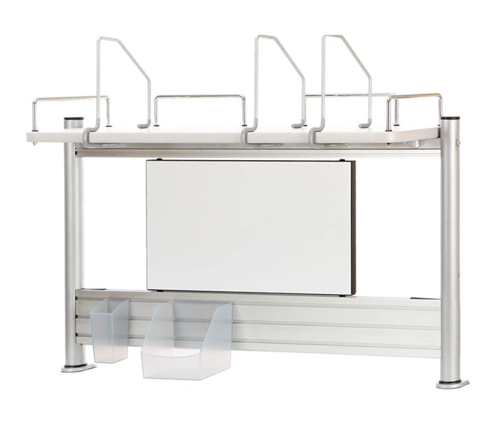 Многоуровневая полка-приставка COMF-PRO Smart-S-Shelf, белый дуб
