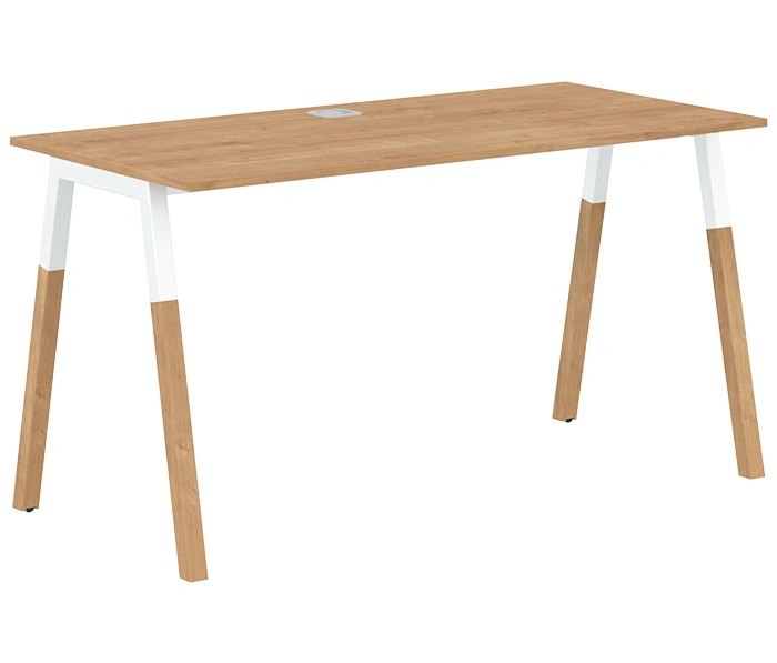 Стол Forta FST 1367 White, дуб гамильтон
