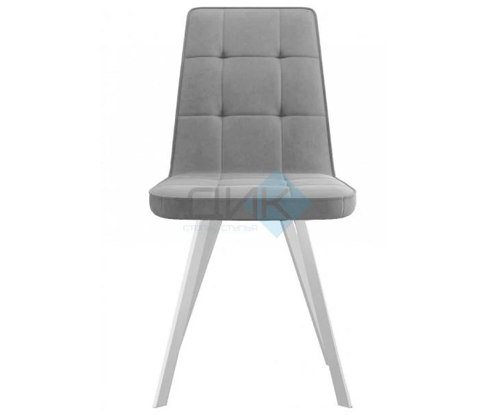 DikLine 207 White (велюр В), B22 серый