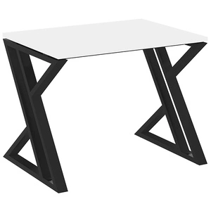 Стол письменный RIVA VR.L-SRZ-1.7 Black, белый бриллиант