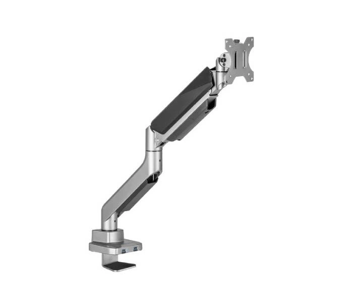 Кронштейн для монитора Ergosmart Heavy-Duty U с USB, серый