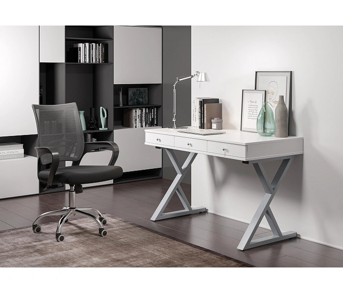 Стол Riva Home Office VR.SP-1-79.M Silver, дуб аттик