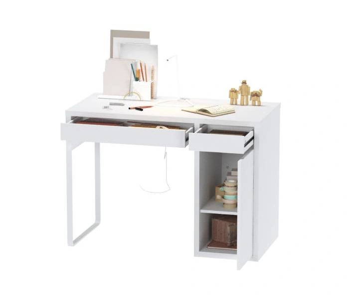 Стол письменный Компи 105  (IKEA MICKE), белый