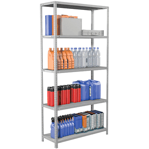 Стеллаж металлический BRABIX MS Plus-200/40-5