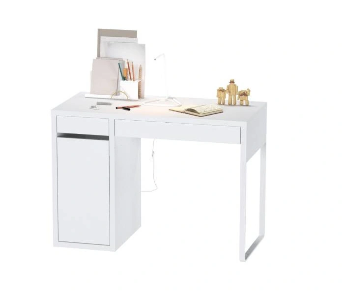 Стол письменный Компи 105  (IKEA MICKE), белый
