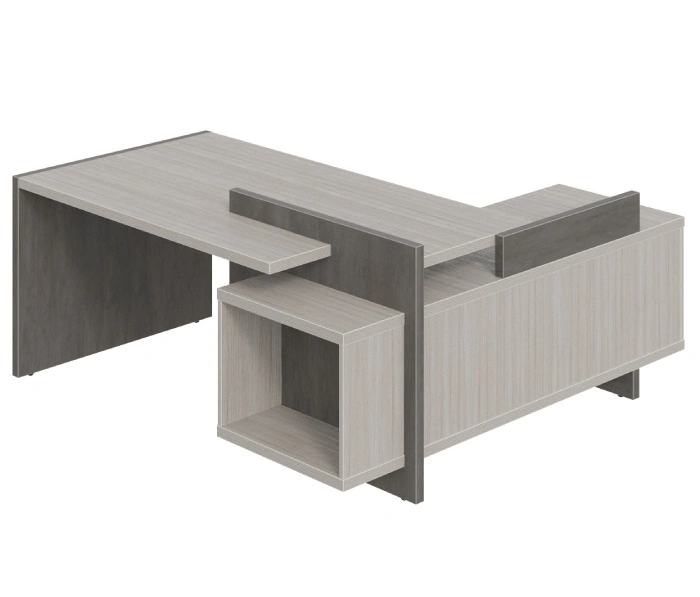 Стол Wood&Stone СФ-531221 (L), Бетон чикаго темно-серый 