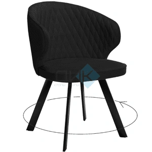 DikLine 249 Black (микровелюр К), черный