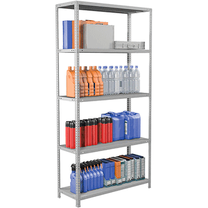 Стеллаж металлический BRABIX MS Plus-200/30-5
