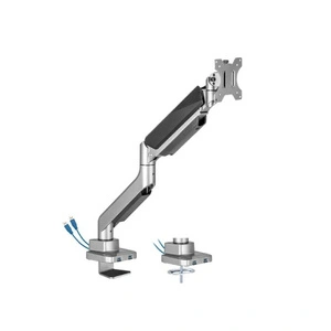 Кронштейн для монитора Ergosmart Heavy-Duty U с USB, серый