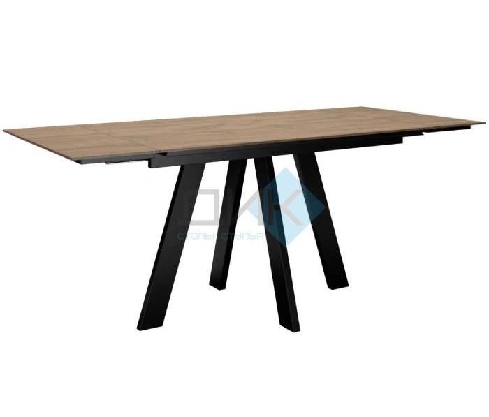Стол обеденный DikLine DM110 Black, Дуб галифакс
