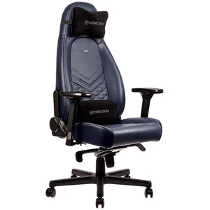 Noblechairs Icon Real Leather, темно-синий