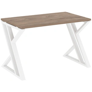 Стол письменный RIVA VR.L-SRZ-2.7 White, тиквуд темный