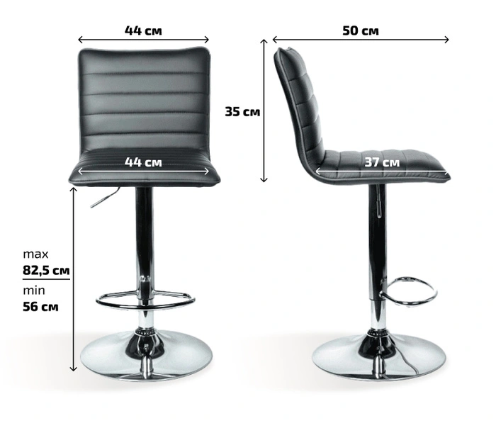 Kingstyle Capri GB Black (экокожа), черный