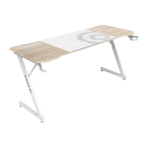 Геймерский стол ZONE 51 TRINE 160 Wood/White