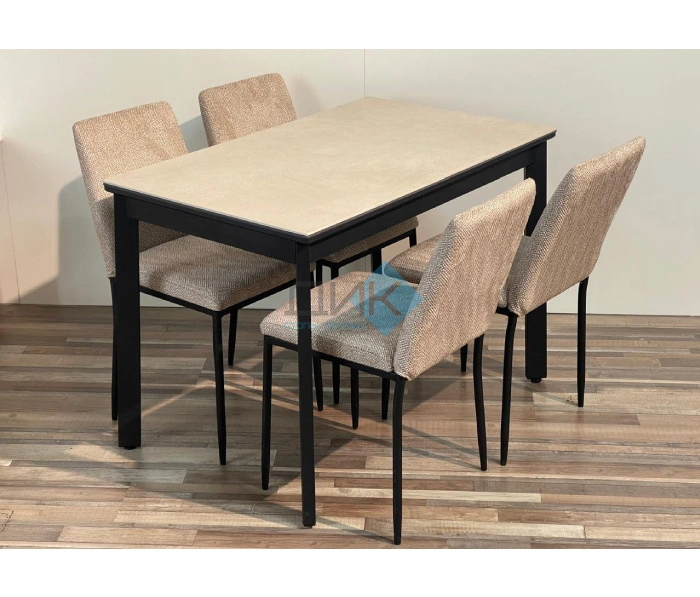Стол обеденный Dikline LK110 Black, бежевый