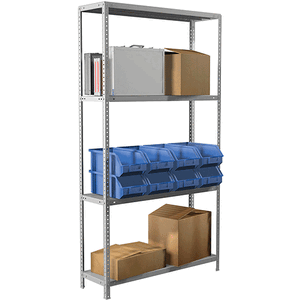 Стеллаж металлический BRABIX MS Plus-185/40-4