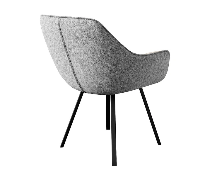 DikLine 252 M Black (велюр NS), NS10 GREY