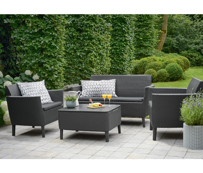 Комплект Keter Salemo 2 Seater Set, графит