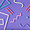 Рисунок Sticks 08 фиолетовый