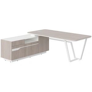Стол руководителя Line СФ-571202.1 White, дуб серый