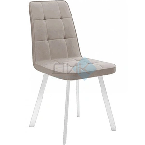 DikLine 207 White (велюр В), B03 бежевый