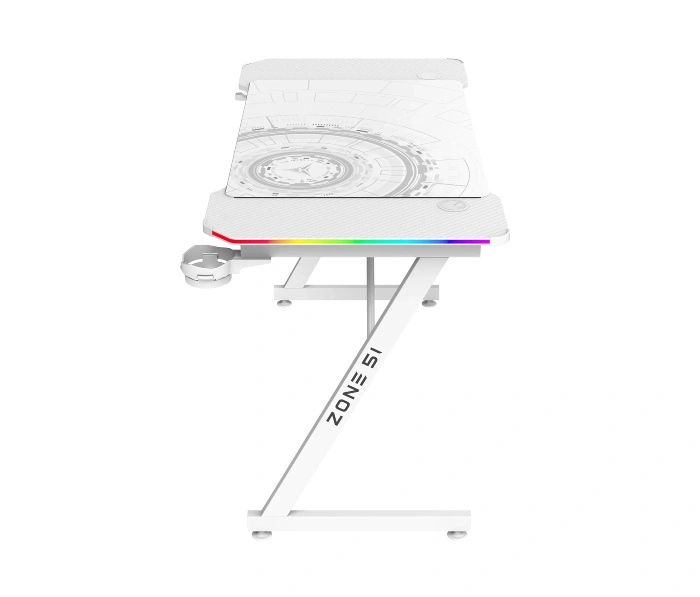 Геймерский стол Zone 51 Trine 120 RGB White