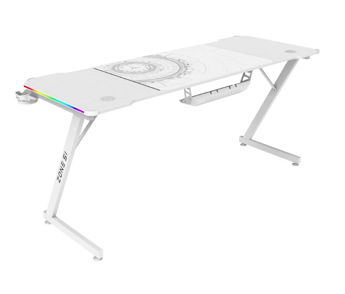 Геймерский стол Zone 51 Trine 160 RGB White