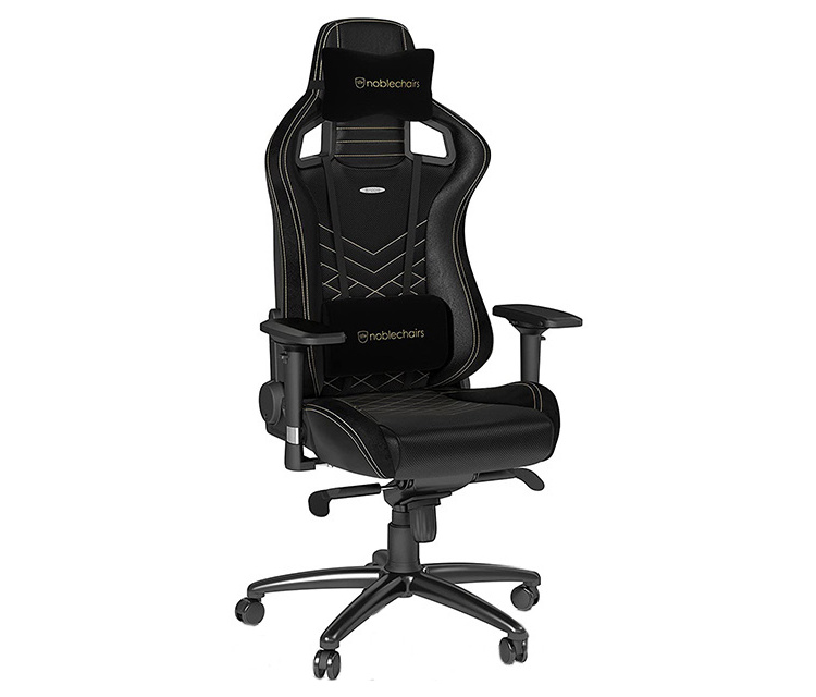 Игровое кресло noblechairs epic nbl pu red 002 pu leather black red