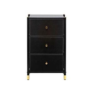 Комод Leset Хайди Black ( 3 ящика)