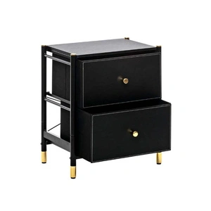 Комод Leset Хайди Black ( 2 ящика)