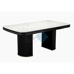Стол обеденный DikLine EKP205 Black, керамика К20