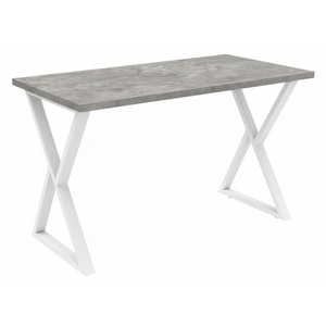 Стол письменный KingStyle Laud White, бетон спаркс