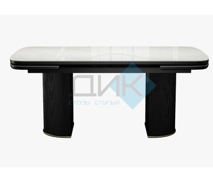 Стол обеденный DikLine EKP205 Black, керамика К20