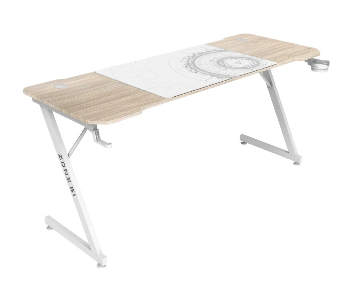 Геймерский стол ZONE 51 TRINE 160 Wood/White