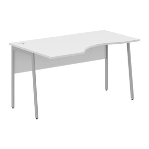 Стол письменный Imago Plus СА-2P(R) Gray, Белый/Алюминий