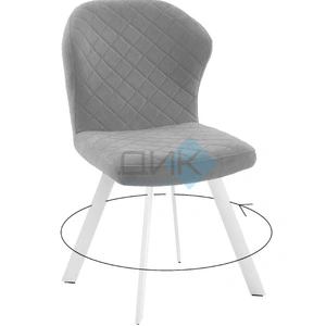 DikLine 339 White (микровелюр B), B22 GREY