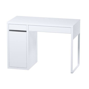 Стол письменный Компи 105  (IKEA MICKE), белый