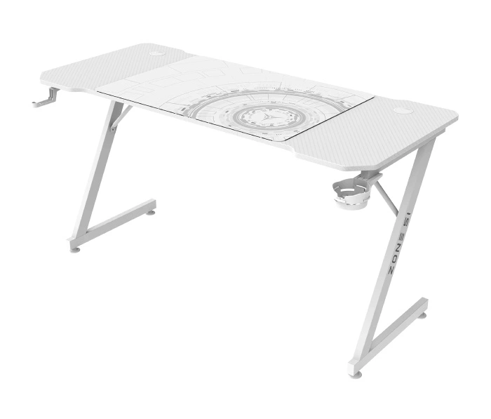 Геймерский стол ZONE 51 TRINE 140 White, белый